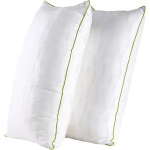 Bed Pillows  Size Set of 2,for Sleeping, Adjustable  Pillows 2 Pack with Zipper, Cooling Hotel Quality with Premium Soft Down Alternative Fill