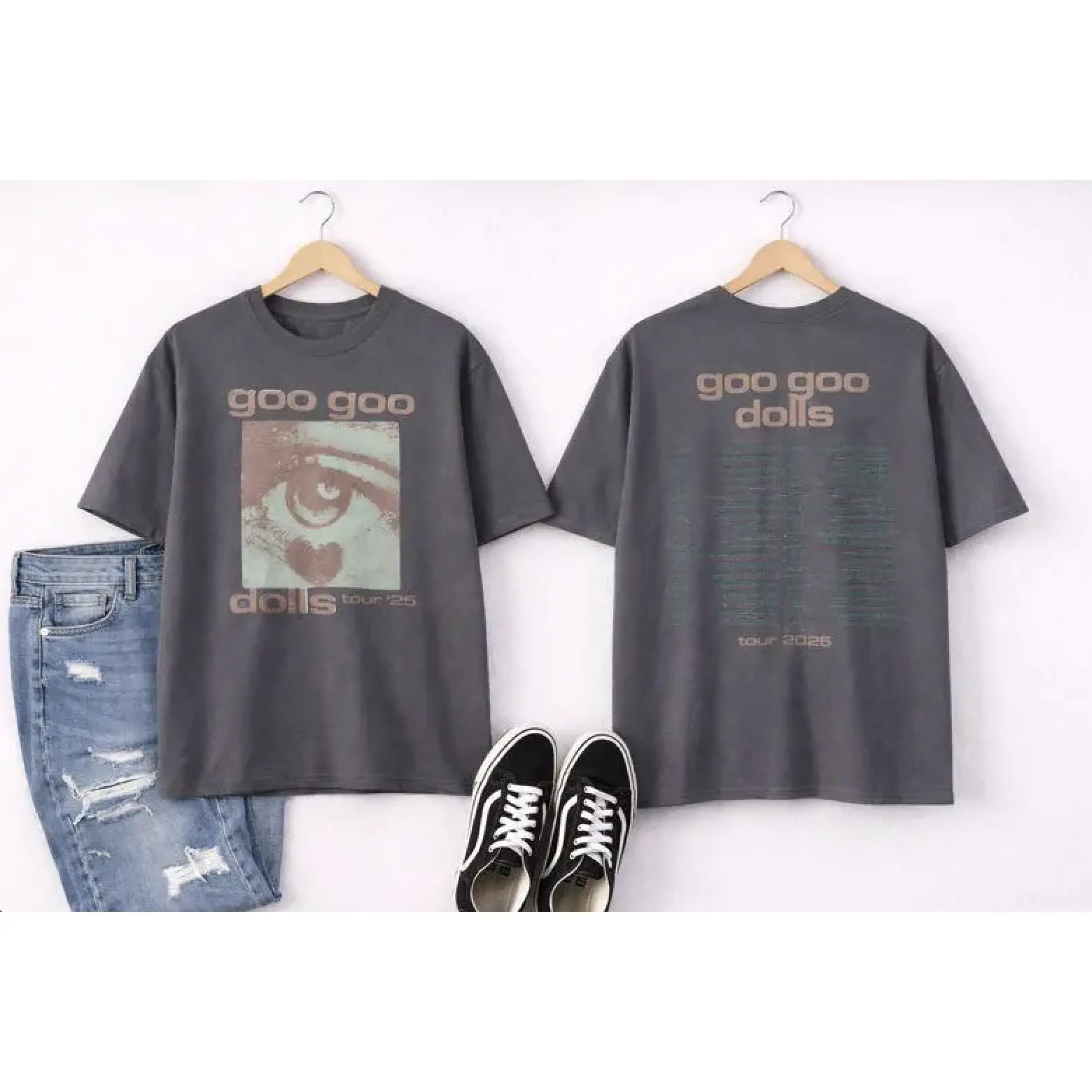 Goo Goo Dolls eye graphic Tee | band tour 2025 concert shirt 