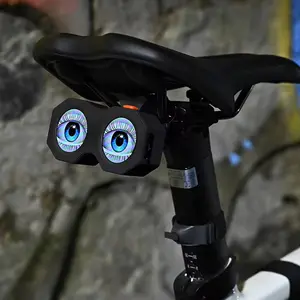 Devil's Eye Lamp Motorcycle Electric Bicycle Rear Light Rear Mirror Modification Eye Eagle Eye LED Dynamic Atmosphere Motorcycle Led Lights