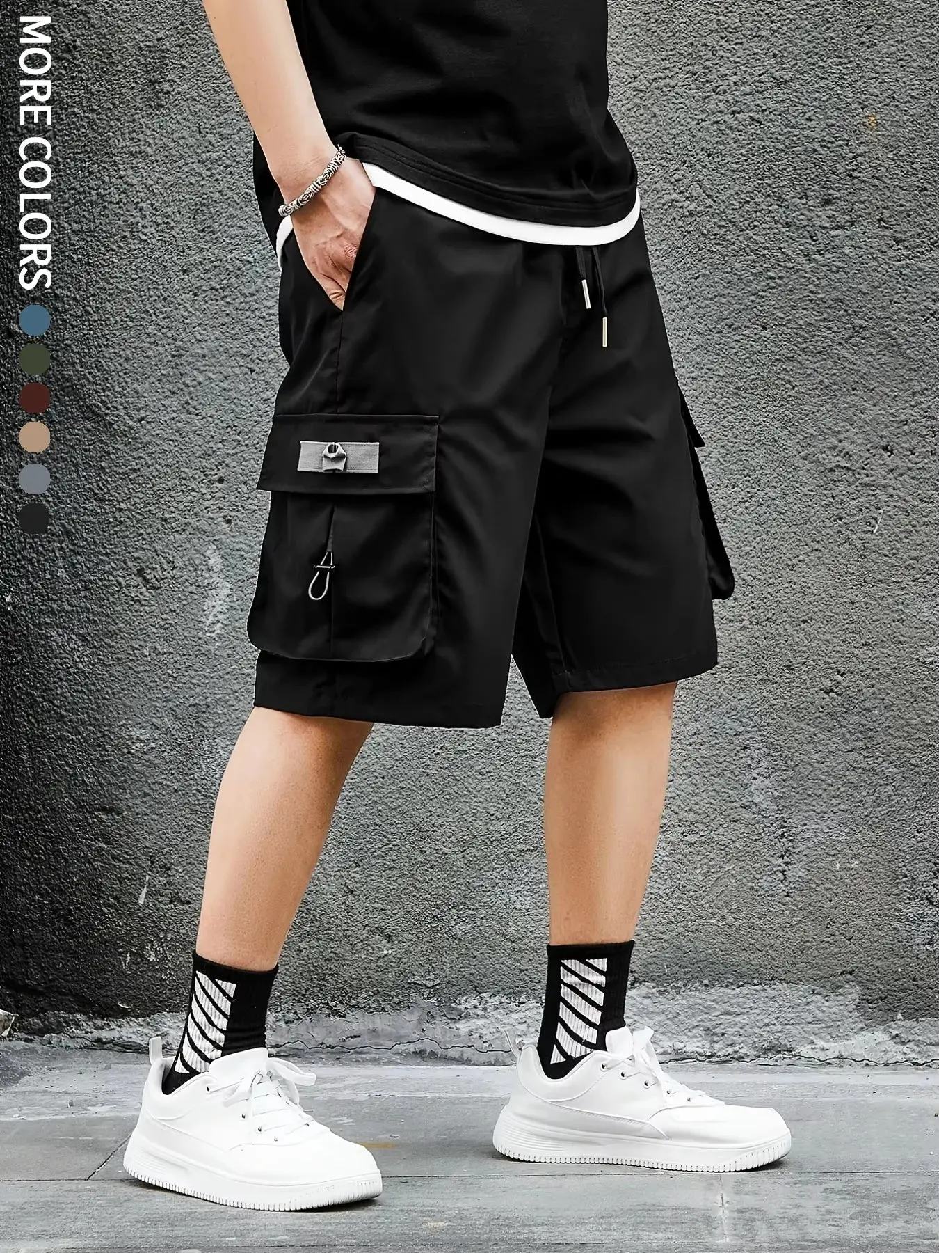 Men's Cargo Shorts, Outdoor, Travel, Casual Sports, Large Pockets, Durable and Comfortable