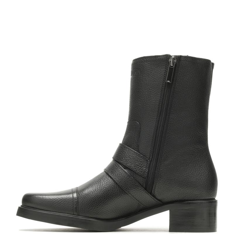 Harley-Davidson Jerilyn Double Buckle D84754 Womens Black Motorcycle Boots