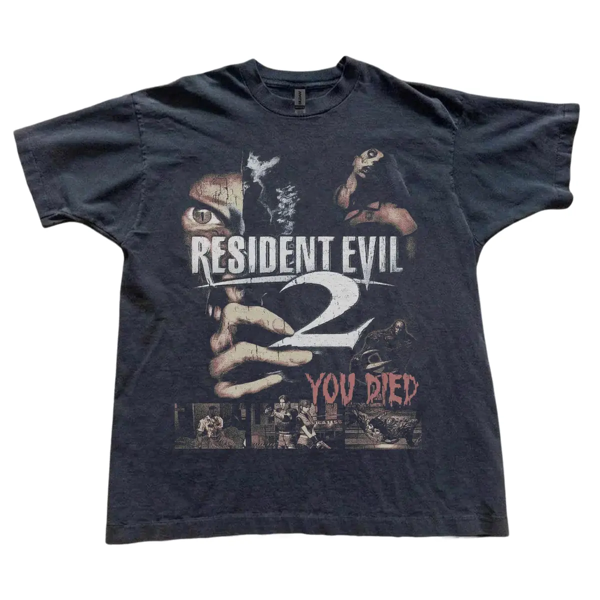 Residents Eviils 2 Shirt, Video Game Graphic Tee, Vintage Gothic Grunge Gamer T-Shirt, Fan Gift