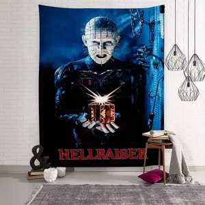 Classic Hellraiser Movie Tapestry Wall Hanging Cheap Hippie Wall Hanging Bohemian Wall Tapestries Mandala Wall Hanging Sheets
