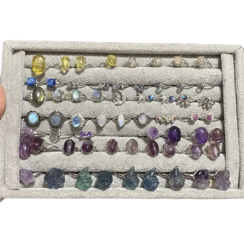 Crystals rings