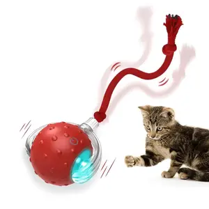 Smart Interactive Cat & dog Toys Ball for Indoor Cats & Dogs Fast Rolling on Floor Carpet, Chirping & Motion Activate Cat &dog Toys universal ball/chaser toy sisal cat toys interactive toy cat toys kitty smart interactive cat toy