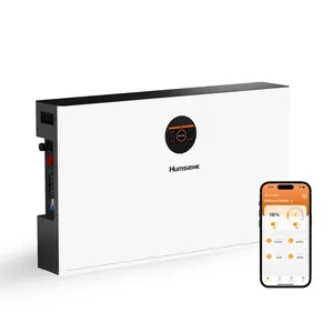 【Summervibes】【LTL】HumsiENK 48V 400Ah 20.48kWH LiFePO4 Lithium Battery - Offgrid power & Solar System Compatible, Bluetooth, Active Balancing, Wall-Mounted, 200A BMS, LCD Monitor, Grade A Cells, 15000+ Cycles, 10-Year Lifespan for Home Energy Storage tikto