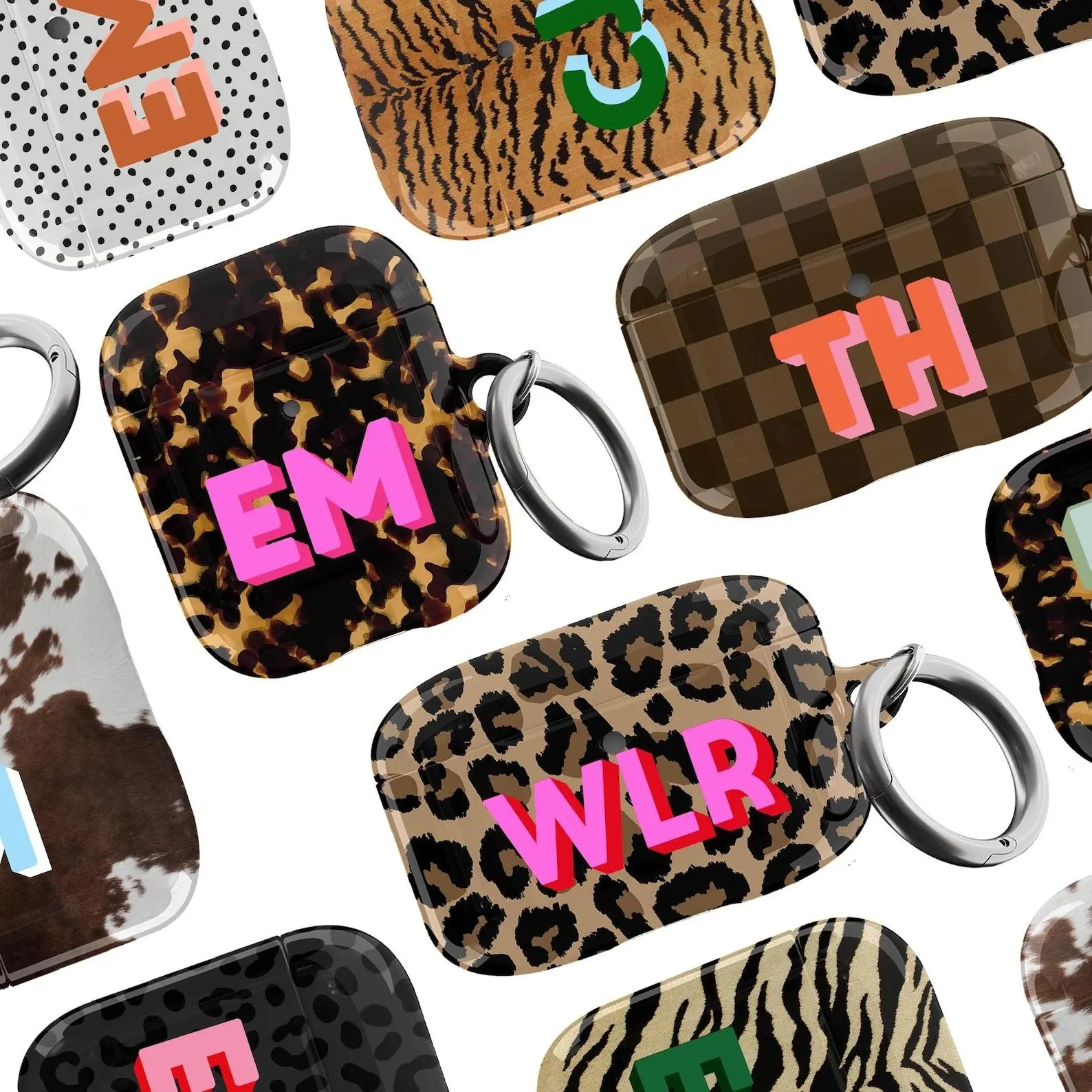 Personalized Initial AirPods Case – Custom Name Letter Protective Cover for AirPods Pro 2/1 & AirPods 4/3/2/1, Unique Personalized Gift