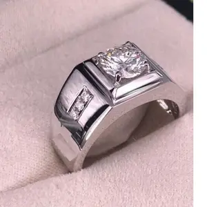 Vintage Jewelry 925 Sterling Ring For Men wedding gift box christmas gift necklace