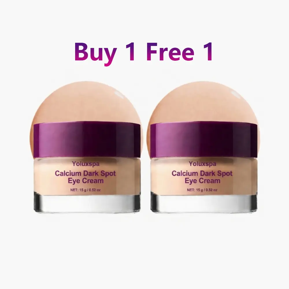 【Buy 1 Get 1 Free】Calcium Dark Spot Eye Cream - Niacinamide & Calcium Gluconate Eye Cream for Dark Circles, Under Eye Bags & Sagging