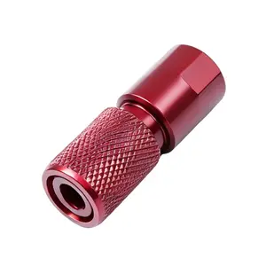 Pop-Up Quick Release Angle Grinder Adapter, M10 Thread to 6.35mm 1/4" Hex Shank Self-Locking Telescopic Converter, Rust & Corrosion Resistant Convert Grinder to Electric Drill
