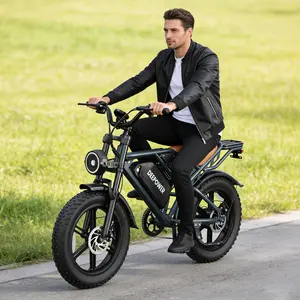 DEEPOWER 1500W Beast Power New Ebike, 30MPH High Speed, 45-160 Miles Long Range , UL 2849, 20" All-Terrain Fat Tire, 48V 20/35/60Ah Battery Bicycle, Quick-Charge Electric Bike, Fast e-bike for Adults, IN USA
