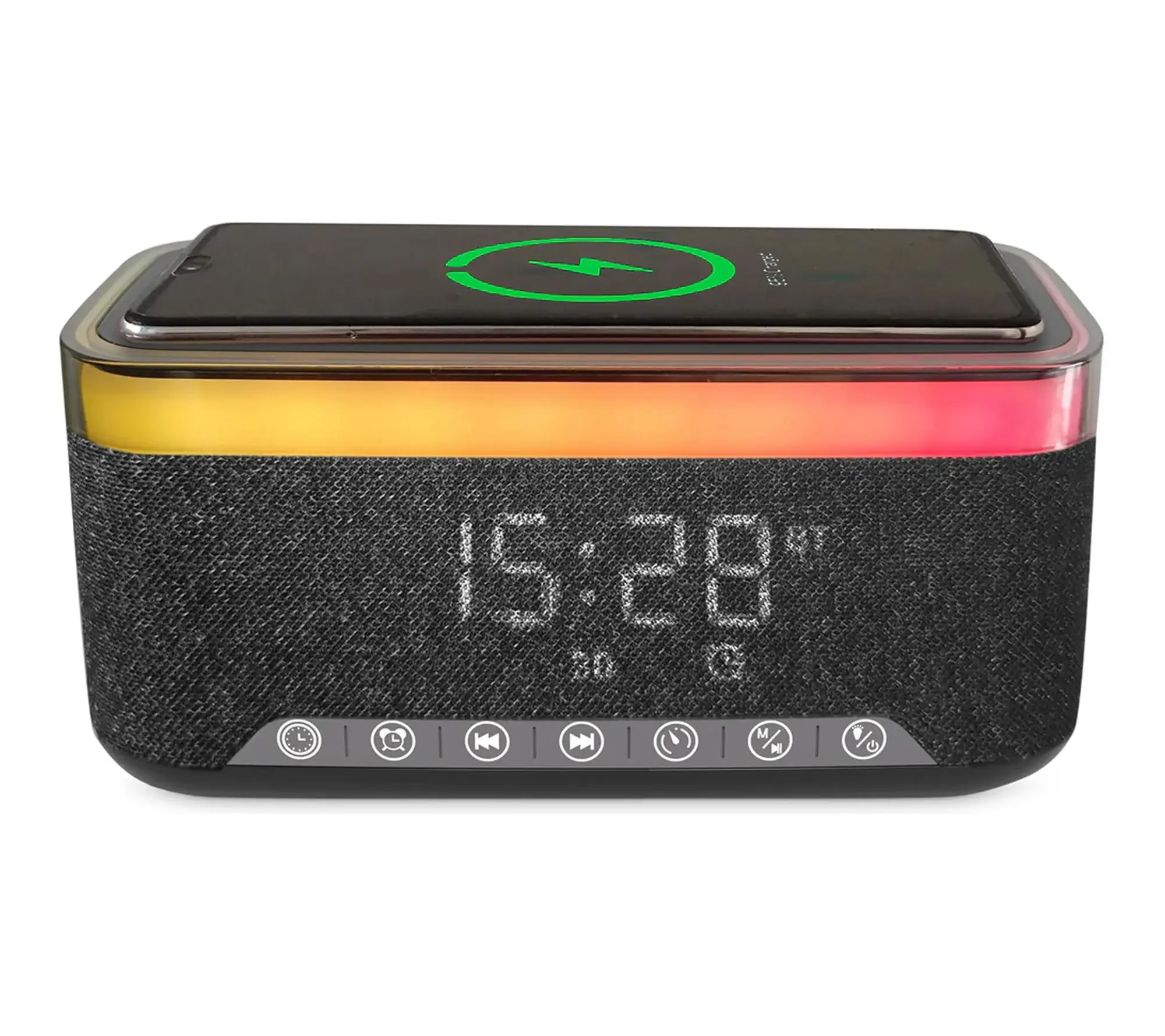 Sungale Alarm Clock Speaker with Wireless Charger Sungale Alarm Clock Speaker with Wireless Charger