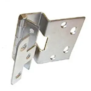 RPC 0.75 in. Door Overlay Hinges- Dull Chrome Finish