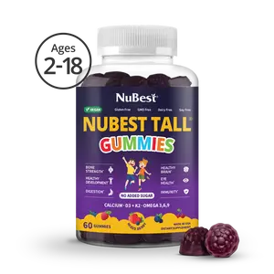 NuBest Tall Gummies | 20+ Nutrients, No Added Sugar
