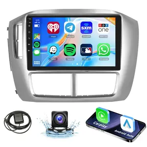 Android Radio for【Honda Pilot 2006 2007 2008】with Wireless CarPlay Android Auto, 9 Inch Touch Screen Android 13 WIFI GPS Bluetooth DSP SWC HD Camera Mirroring Link