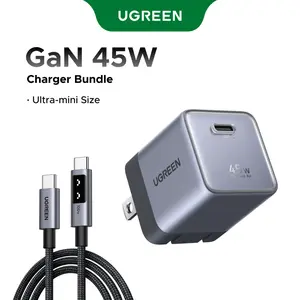 UGREEN 45W USB C GaN Charger for iPhone 17, Compact and Foldable Plug USB C Charger Block for iPhone 17/16/15 Pro Max, Galaxy S25/S24 Ultra, Pixel, iPad, MacBook and More Series (Cable Included) summerwins Cellphone Smartphone Charging