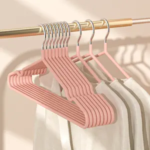 New Balcony Non - Slip Traceless Dipped - Coating Hangers for Clothing Stores Multifunctional Clothes Rack Hooks for Hanging Clothes/10-piece  Vlaue bundle