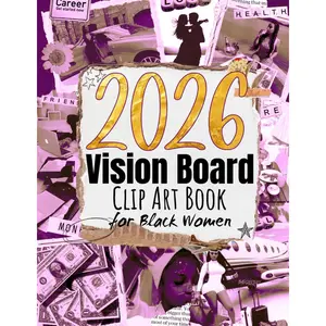 Vision Board supplies for Black Women: Pictures, Quotes, and Words to Manifest Your Dream Life | Vision Board Supplies for Black Women Empowering ... Quotes, Affirmations (Vision Board Guru) Paperback – Large Print, January 2, 2025