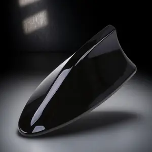 Upgrade Your Car's Style & Signal! Easy Stick-On Shark Fin Antenna Cover. Boosts FM/AM Radio Reception, Universal Exterior Roof Decor. Enhances Vehicle Appearance with Improved Radio Signal Receiver.