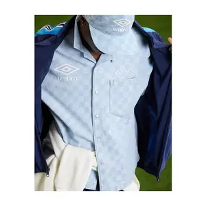 AE x Umbro Relaxed Fit Denim Button-Up Shirt