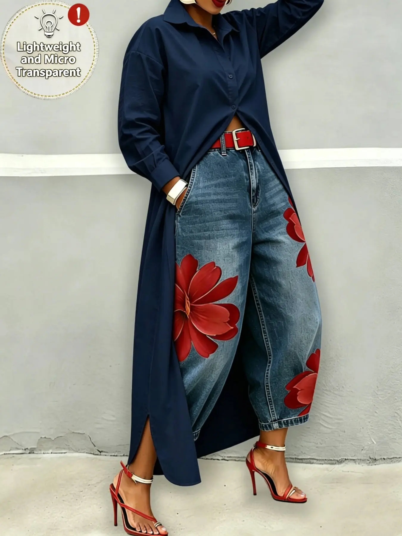 Long Split Shirt, Loose Fit Slimming Collar Design, Versatile Sun Protection Top, Multiple Colors Available, Fashionable Long Sleeve Blouse, Boho Casual, Boho Chic Blouse, Boho Tie Top