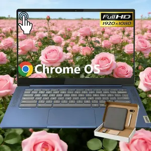 Lenovo IdeaPad Slim 3 Chromebook Laptop, 14" Touchscreen Full HD Display, 4GB Memory, 64GB eMMC, MediaTek Kompanio 520, ARM Mali-G52 GPU, Wi-Fi 6, Abyss Blue