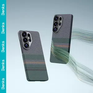 Benks ArmorAurora case for Samsung Galaxy S26 — Crafted from DuPont 600D Kevlar, premium shockproof TPU frame, aluminum camera protection, snug lens cover, compatible with MagSafe, Excimer UV coating