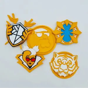 FN Medallions 3D Printed Gold Figure