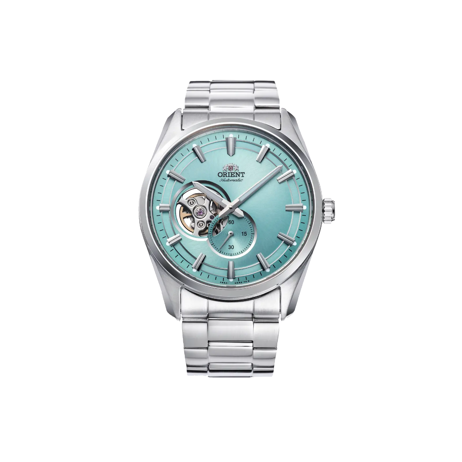 Orient Men's Analog Mechanical Automatic Waterproof Stainless Steel Wristwatch - 41mm, Open-Heart, Sapphire Crystal, Double Push Button, 30M-50M Water Resistance, RA-AR0009L30B, Automatic Waterproof Watch