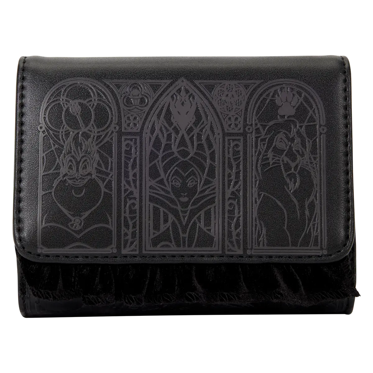 Disney Villains Stained Glass Trifold Wallet