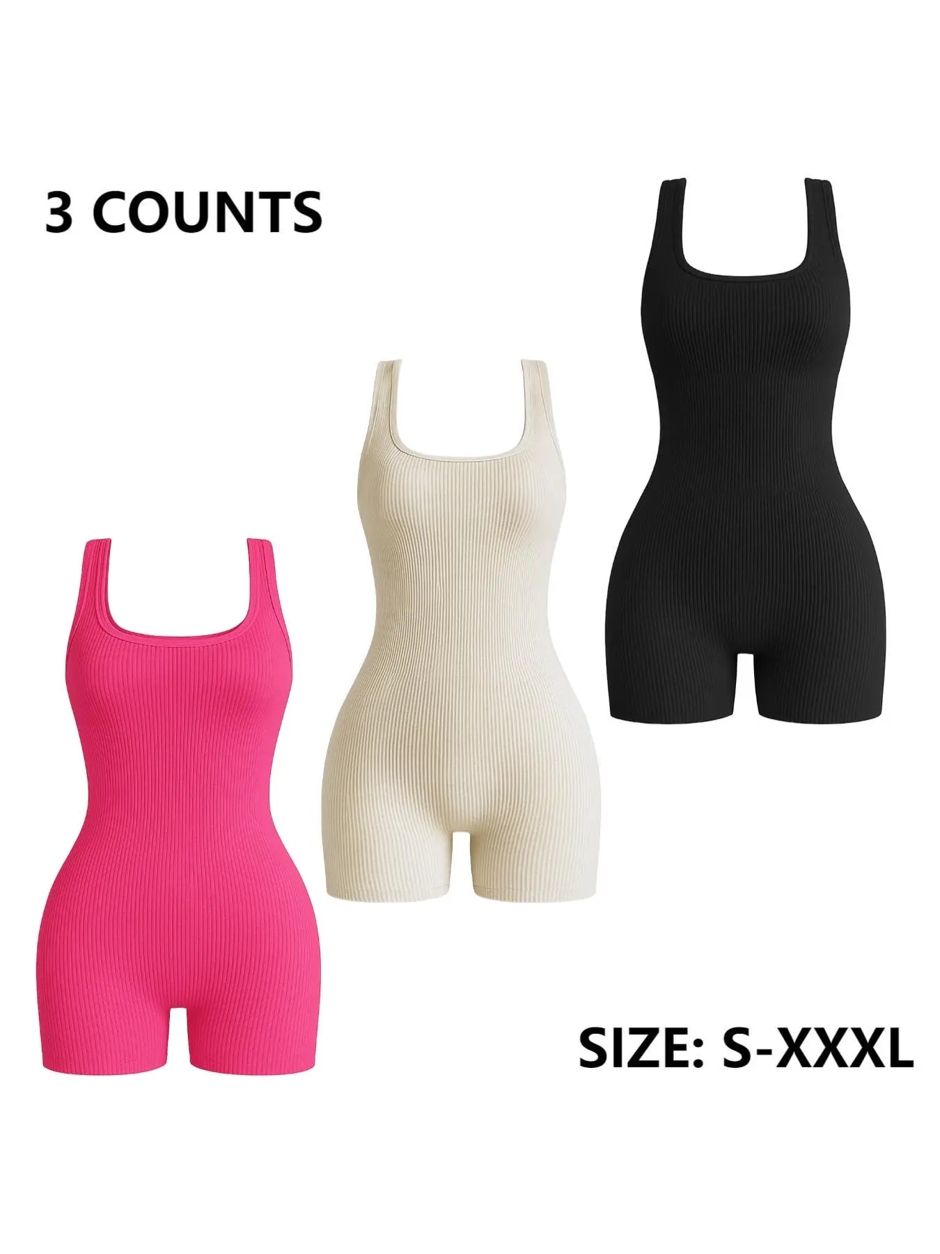 Women's Seamless Yoga Bodysuit, High Waist Slim Fit, Breathable Fabric, Casual Home Wear, Comfortable Stretch Material, Tummy Control Jumpsuit, Shaping Yoga Jumpsuit, Yoga Jumpsuits, Yoga Workout Jumpsuits