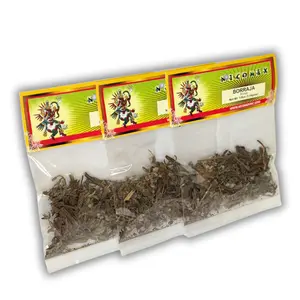 Nicomex - Borraja - Mexican Borage leaves. 100% natural.  ⅛ oz each bag (3.54gr), pack of 3 bags.
