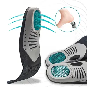 Orthotic Insoles with Arch Support – PU Gel Cushioning & EVA+TPR Design for Comfort, Pain Relief | Heavy Duty High Arch Support Insoles Footwear Shoe