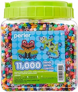 Perler Beads Assorted Multicolor Fuse Beads for Kids Crafts, 11000 pcs