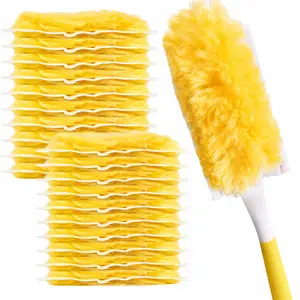 20 Pack Heavy Duty Duster Refills for Swiffer, Multi-Surface 360° Disposable Dusters Kit for Cleaning Dusting Electronics Furniture Blind Ceiling Fan (Handle is Not Included)