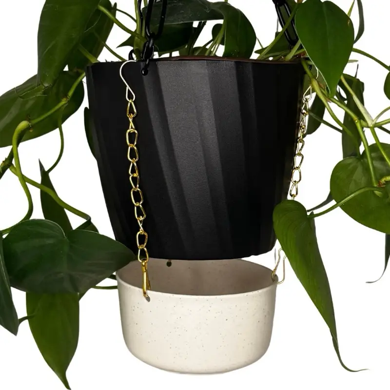 Leafing Life Hanging Plant Catch Tray for 6 inch Hanging Houseplants  Simplify Your Watering Routine - TikTok Shop