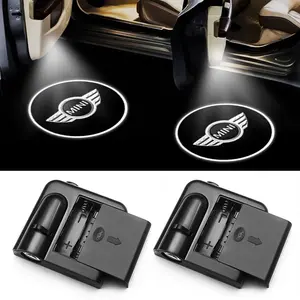 Mini Custom Welcome Light Car Door Projection Lamp, High Definition Image, Waterproof Durable, Luxury Car Decoration Upgrade Accessory