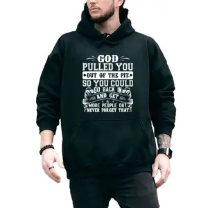 All-Season Men's Hoodie with Stay Sober Print – Casual Long Sleeve Top for Active Lifestyles