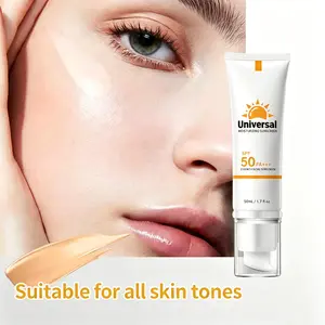 SPF 50 Tinted Mineral Sunscreen, Lightweight, Non-Greasy & Hydrating, Daily Sun Care with Rice Bran Extract and Vitamin E