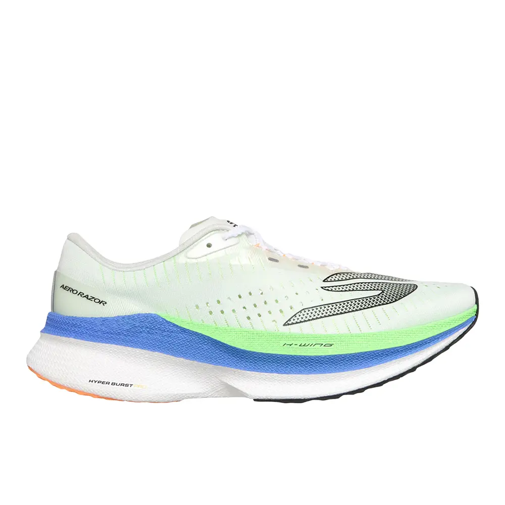 Skechers Womens Aero Razor Performance Running Sneakers Shoes - White