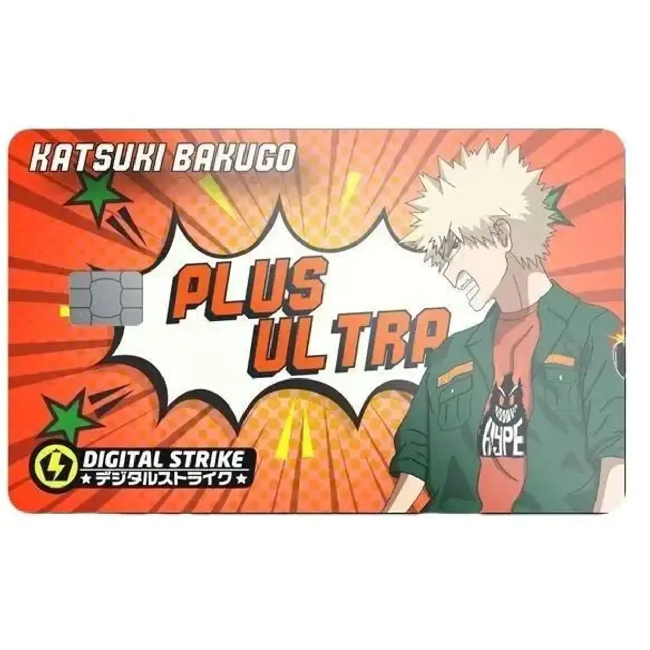 My Hero Academia Bakugo Credit Card Skin