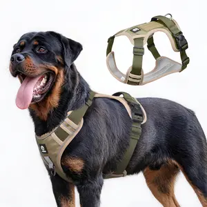 Dog Vest Harness,   Comfort  No-Pull Reflective Front Clip with Handle, Adjustable Straps, Easy-to-Fit Safety Harness for All Dogs, Pet Supplies Accessory