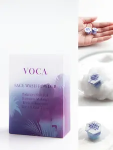 Enzyme Powder Facial Cleanser, Individually Packed, 32pcs. Clean Beauty Face Wash Japanese Formula