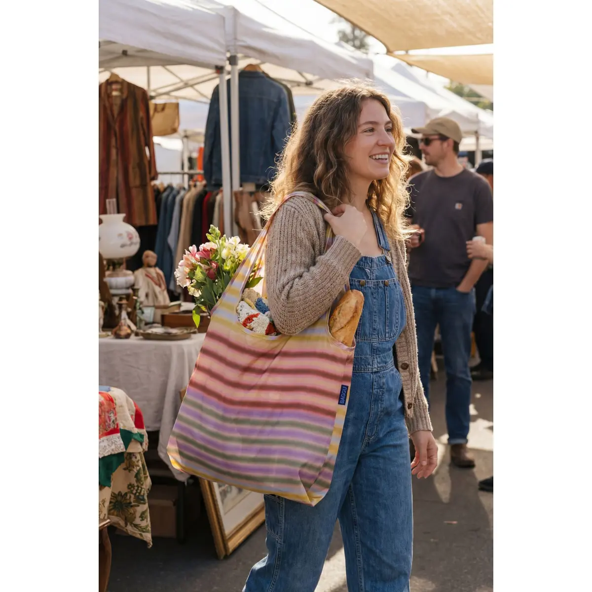Big Baggu Gradient Stripe Multi