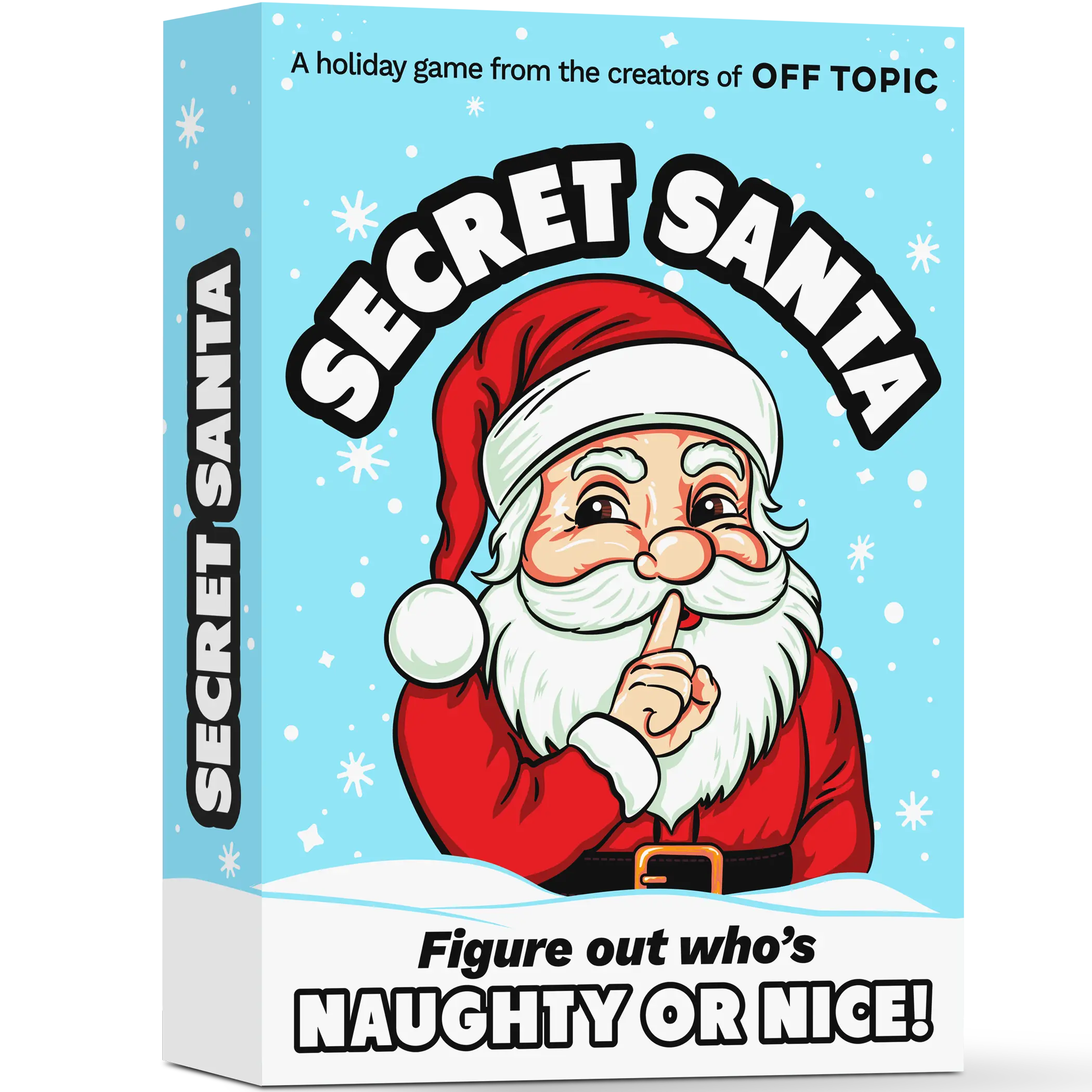 Secret Santa Social Detective Game - Christmas Party Game Stocking Stuffer