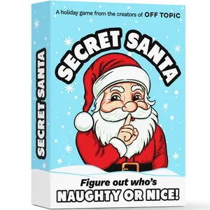 Secret Santa Social Detective Game - Christmas Party Game Stocking Stuffer