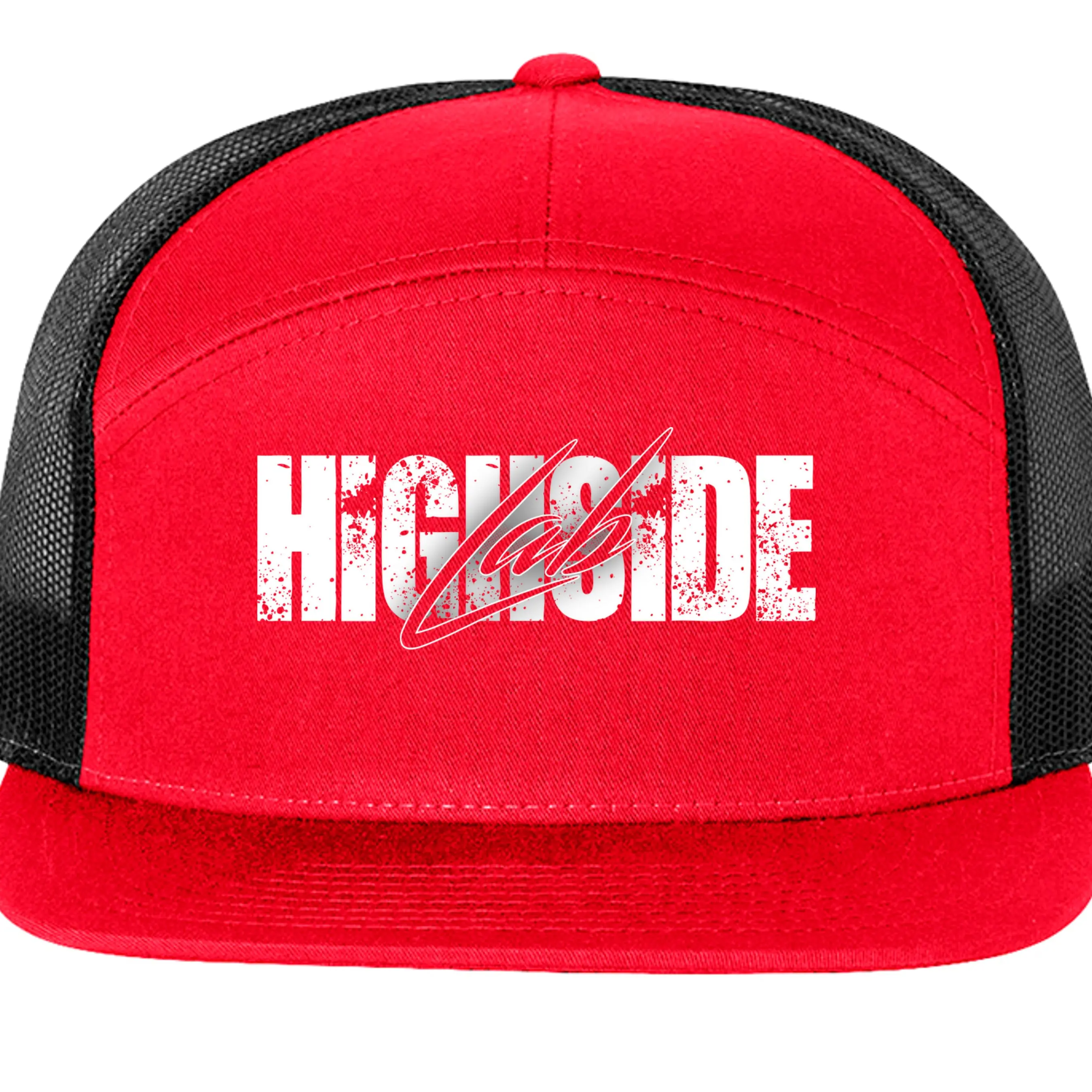 HSL Red White Black Hat