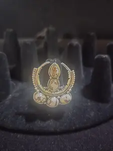 Sterling Silver Wild Horse Jasper Naja Ring