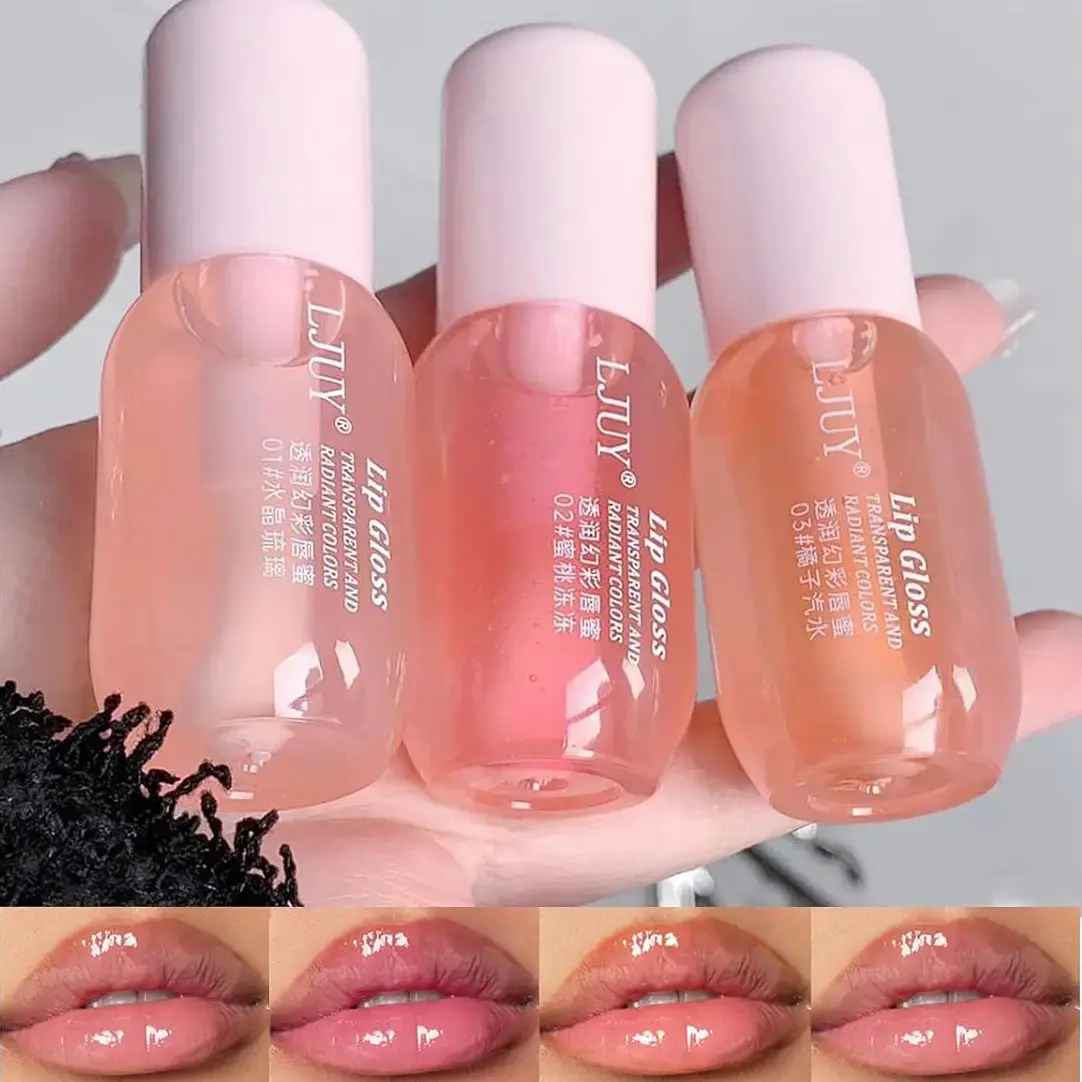 Alcohol-Free Moisturizing Lip Balm Multi-Pack (3-Count, 100g Moisture) for Adults - Glossy Finish, Hydrating Glaze Stick, Plumping Oil, Stain, Lip Jelly, Skincare Treatment, Fall Gift, Balm-Based Lip Treatments