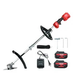 Holyever 21V Cordless Electric Weeder with RapidCharger, 4000mAh Battery, Fits Makita, Electric Weederfor Lawn, Garden and Yard(2 Batteries Included) GrassTrimmer Handle Blade